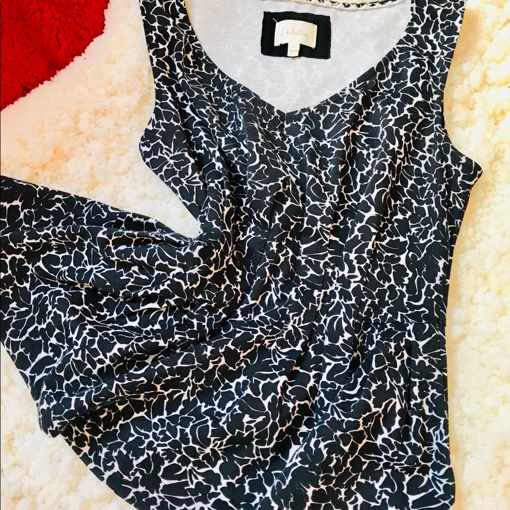 Anthro-Deletta Peplum Top